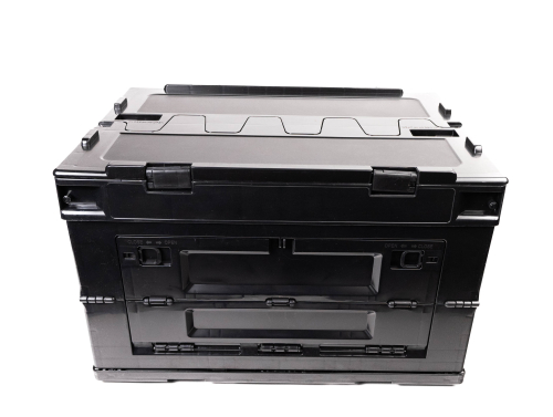 Ящик пластиковый для детейлера, 50л, цв.черный, 50L BOX WITH BLACK COLOR